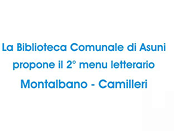2^ menu’ letterario: Il Commissario Montalbano
