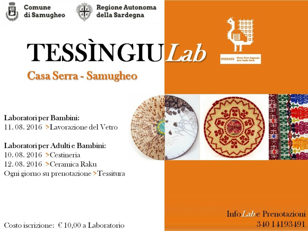 TESSINGIULAB – 49^ Mostra dell’Artigianato Sardo
