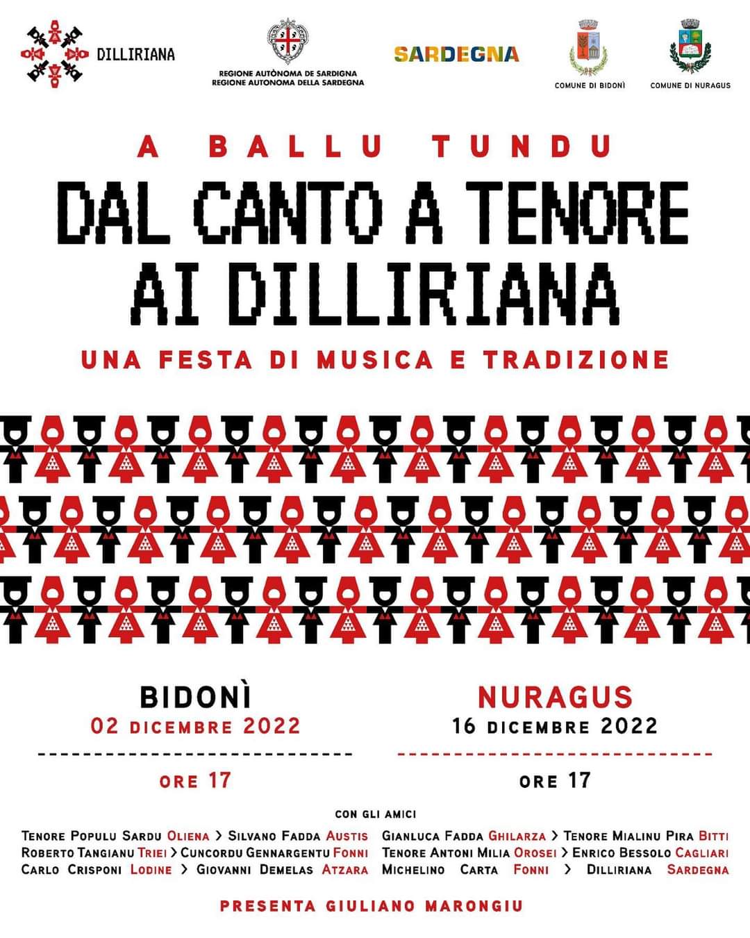 Dal Canto a tenore ai Dilliriana – una festa di musica e tradizione