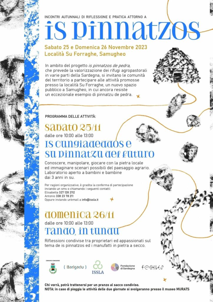 Incontri autunnali di riflessione pratica attorno a: Is Pinnatzos