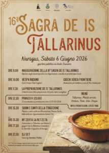 locandina sagra dei tallarinus nuragus 6 giugno 2026