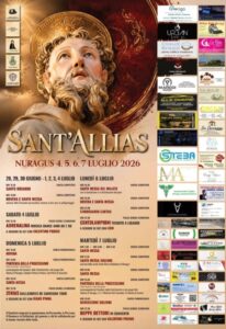 locandina sant'allias nuragus 4-7 luglio 2026