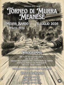 locandina torneo di murra meana 11 luglio 2026