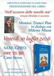 locandina azzurro delle novelle samugheo 10 luglio 2026