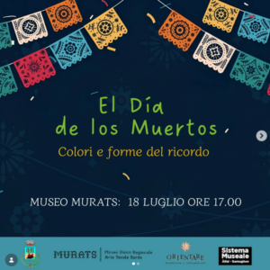 locandina dia de los muertos samugheo 18 luglio 2026