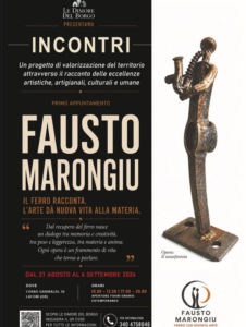 locandina incontri fausto marongiu laconi 27 agosto 6 settembre 2026