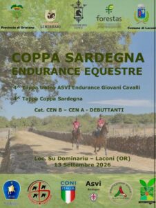 locandina coppa sardegna equestre laconi 13 settembre 2026