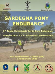 locandina sardegna pony endurance laconi 12 settembre 2026